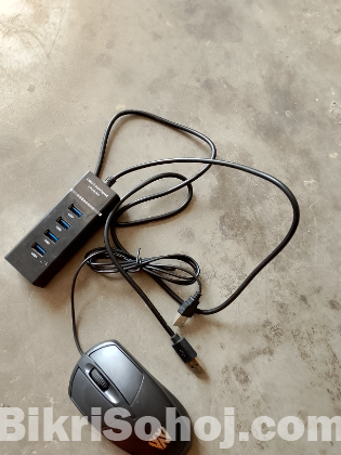 RGB Gaming Keyboard & Mouse,  Mouseped